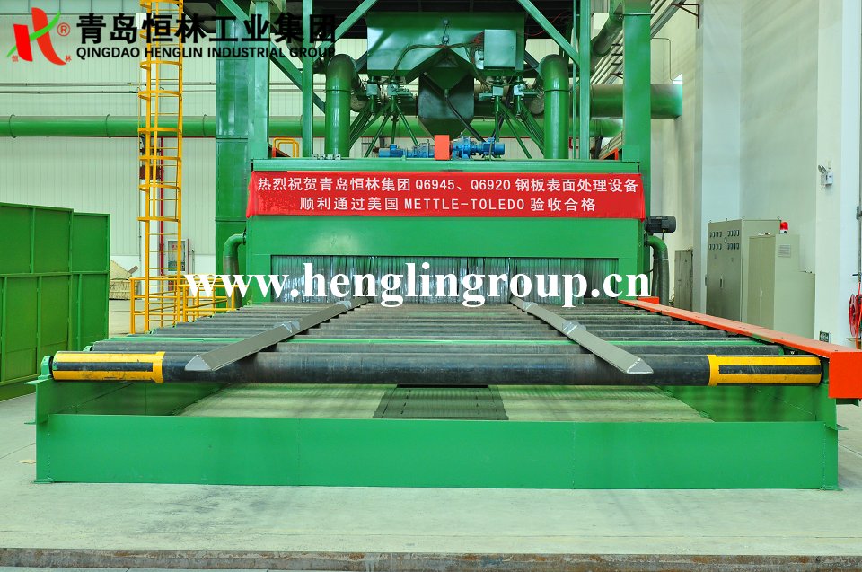 Q69系列輥道通過式拋丸清理機 (1)